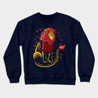 Lion tribal tail Crewneck Sweatshirt